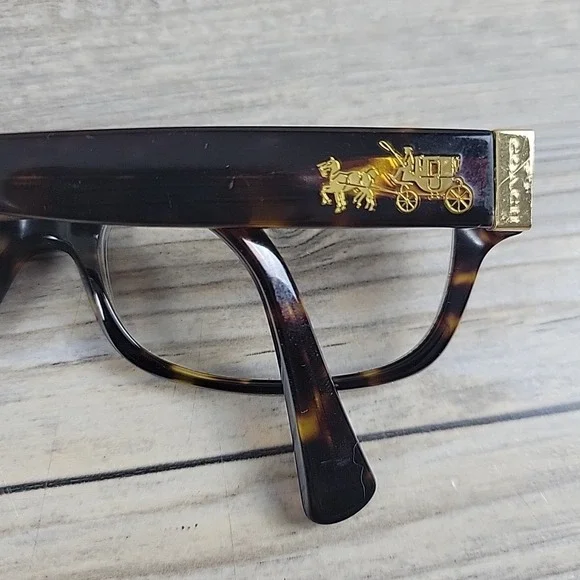 Coach HC 6078 5120 Dark Tortoise Eyeglass FRAMES ONLY 52-16-135 Full Rim - Picture 7 of 12